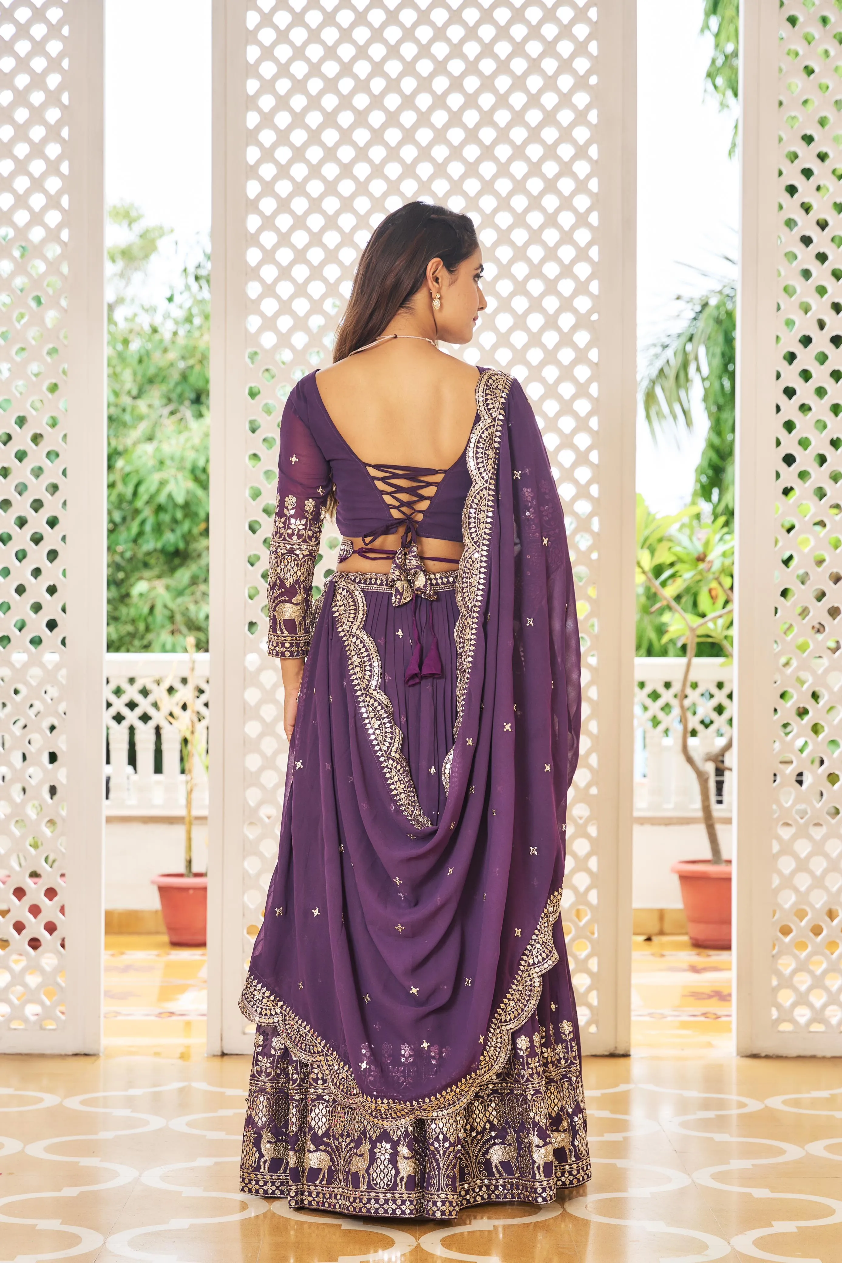 Buy Heavy Fox Georgette Premium Gown in Surat - Reseller Bazzar